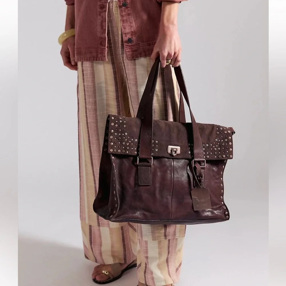NWT Free People Shay Stud Tote - Picture 2 of 8